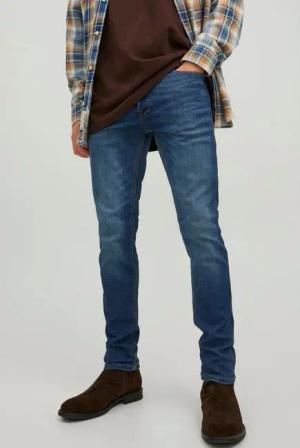 Jack & Jones Slim-fit-Jeans JJIGLENN Slim-Fit mit Stretch und praktischer 5-Pocket-Form mit Abriebeffekten