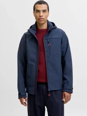 Jack & Jones Softshelljacke "JJTHATCHER SOFTSHELL HOOD" mit Kapuze