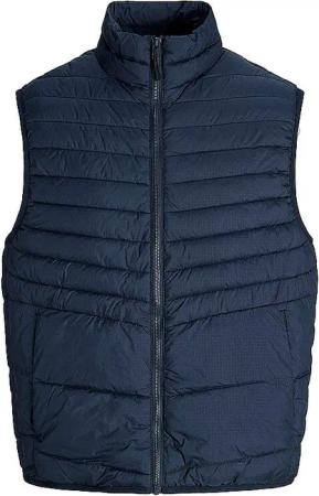 JACK & JONES Steppgilet JJESTATE dunkelblau | L