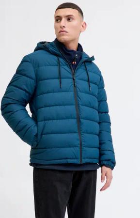 Jack & Jones Steppjacke "JCOPOINT PU PUFFER JACKET BF" mit Kapuze