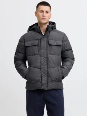 Jack & Jones Steppjacke "JJMORGAN PUFFER JACKET" mit Kapuze