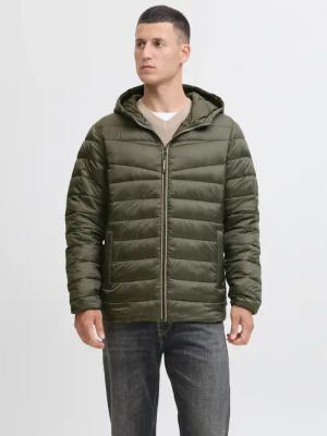 Jack & Jones Steppjacke "JJWEST LIGHT PUFFER HOOD" mit Kapuze