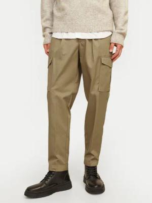 Jack & Jones Stoffhose Bill 12247358 Braun Tapered Fit