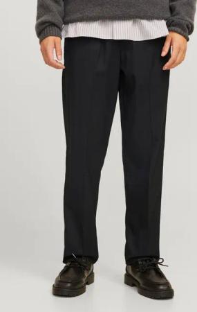 Jack & Jones Stoffhose JPSTKANE – Lässige Hose mit Bündchen, pflegeleicht und relaxed meliert, modisch, relaxed fit, Web