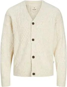 Jack & Jones  Strickjacken 12259701 MARKUS-OATMEAL