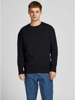 Jack & Jones  Sweatshirt 12208182 CREW NECK-BLACK