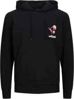 Jack & Jones  Sweatshirt 12256165 JORGAMES SWEAT HOOD-BLACK