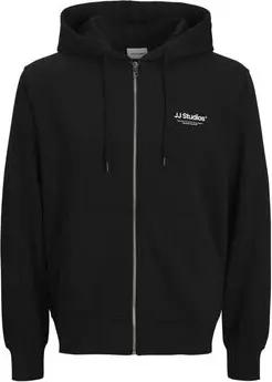 Jack & Jones  Sweatshirt 12279517 SOHO SWEAT ZIP HOOD-BLACK