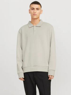 Jack & Jones Sweatshirt JJEBRADLEY SWEAT POLO NOOS