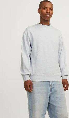 Jack & Jones Sweatshirt "JJECHARGE SWEAT CREW NECK NOOS", mit Rippbündchen
