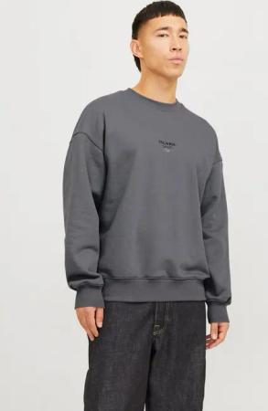 Jack & Jones Sweatshirt JJEURBAN EDGE STUDIO SWEAT CREW NOOS mit Front und Back Print