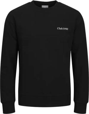 Jack & Jones Sweatshirt Pullover mit Rundhals, Logo Front & Rücken JJEBRADLEY GRAPHIC SWEAT CREW NOOS