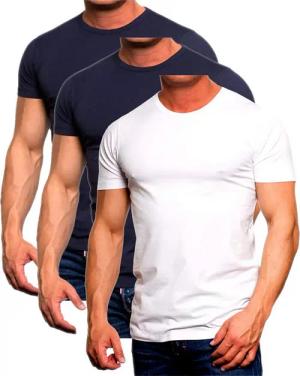 Jack & Jones T-Shirt (3er-Pack) Basic mit Rundhalsausschnitt