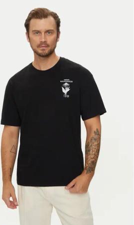 Jack & Jones T-Shirt Bradley 12264415 Schwarz Relaxed Fit