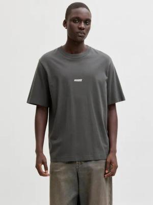 Jack & Jones T-Shirt JCOCLUB BACK TEXT PRNT TEE SS CREW SN mit Print