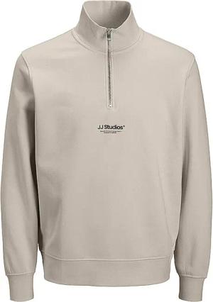 JACK & JONES Troyer Pullover JJESOHO creme | S