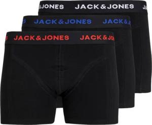 Jack & Jones Trunk JACBLACK – Boxershorts mit Stretch, Jersey und mittlerer Taille (Packung, 3-St) unifarben, modisch, regular fit, Jersey