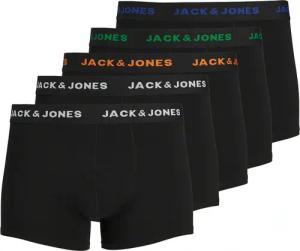 Jack & Jones Trunk "JACBLACK – Formschlüssige Boxershorts mit elastischem Bund" Packung, 5 Stk. unifarben, casual, körpernah, Jersey