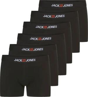 Jack & Jones Trunk "JACOLD – Boxershorts mit farbigem Bund im 6er-Pack" Packung, 6 Stk. Druck, modisch, regular fit, Jersey