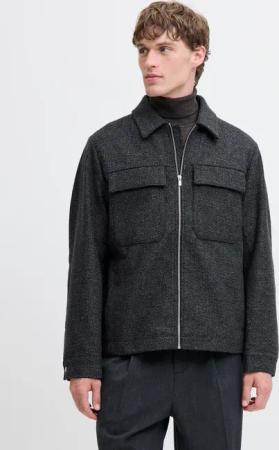 Jack & Jones Wolljacke "JPRCCRUSSEL WOOL BLEND JACKET SN" ohne Kapuze