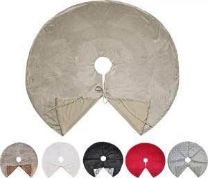 JACK Weihnachtsbaumdecke Kuschlige Christbaumdecke Rund Ø 120cm Weihnachtsbaumdecke Tannenbaum, Weihnachtsbaum Decke Unterlage Baumteppich Tannenbaumdecke