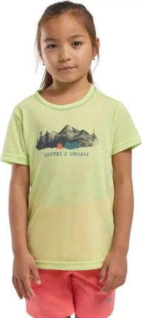 Jack Wolfskin Hiking Graphic T-Shirt Kids Funktionsshirt Kinder 128 multi color PRINT cool matcha