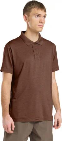 Jack Wolfskin Travel Polo Men Poloshirt mit Sonnenschutz Herren XL red brown,brown,red dark rust heather