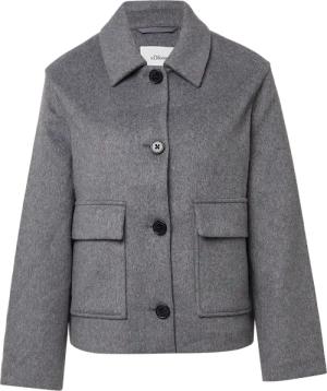 Jacke aus Wollmix im Relaxed Fit mit aufgesetzten Taschen