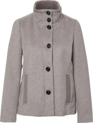 Jacke aus Wollmix mit Knopfleiste