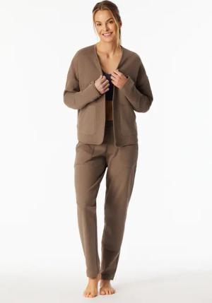 Jacke Jacquard Taschen nougat - Mix+Relax 42/44