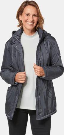 Jacke mit Kapuze in dezenter Crashstruktur - anthrazit - Gr. 20 von Goldner Fashion