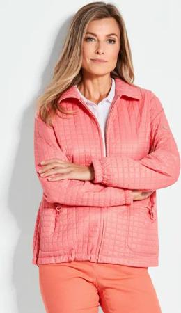 Jacke mit Waffelstepp - pfirsich - Gr. 25 von Goldner Fashion