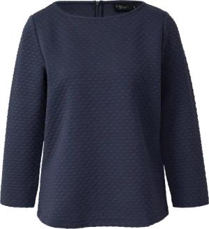 Jacquard-Sweatshirt im Relaxed Fit mit U-Boot-Ausschnitt