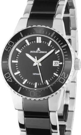 Jacques Lemans 1-2165A Colmar Ceramic Damenuhr 31mm 10ATM