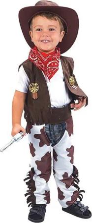 JADEO Kostüm Mutiger Cowboy-Kinderkostüm Wilder Westen bunt
