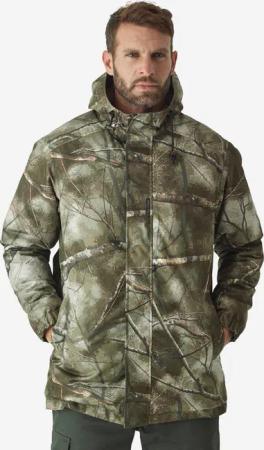 Jagd-Regenjacke 100 warm Treemetic