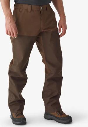 Jagdhose Regenhose RENFORT 500 Wald zweifarbig/braun
