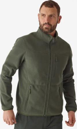 Jagdjacke / Fleecejacke 500 grün/orange