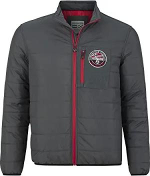 Jan Vanderstorm Herren Steppjacke Alfsigr dunkelgrau, L - 54