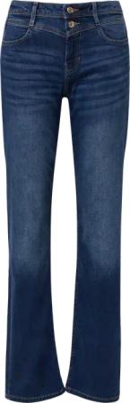 Jeans Karolin / Regular Fit / Mid Rise / Straight Leg / Doppelbund-Optik