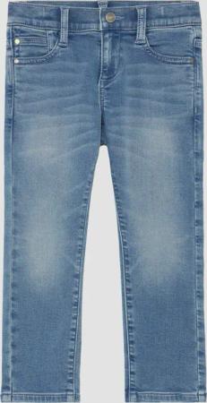 Jeans Pelle / Regular Fit/ Mid Rise / Straight Leg / neonfarbene Nieten