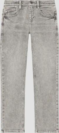 Jeans Pete / Mid Rise / Straight Leg / verstellbarer Bund / Waschung