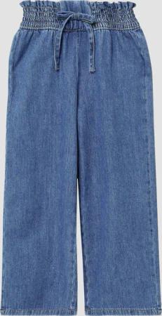 Jeans / Regular Fit / Mid Rise / Wide Leg / Elastikbund