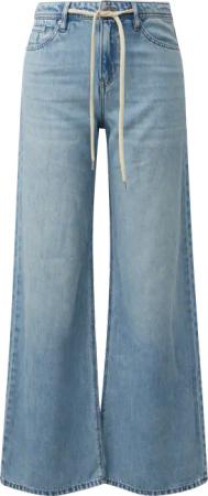 Jeans Suri / Regular Fit / Mid Rise / Wide Leg/ mit Bindedetail