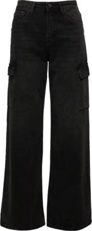 Jeans Suri / Regular Fit / Mid Rise / Wide Leg / mit Cargotaschen