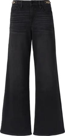 Jeans Suri / Regular Fit / Mid Rise / Wide Leg / Schmuck-Detail