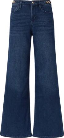 Jeans Suri / Regular Fit / Mid Rise / Wide Leg / Schmuck-Detail