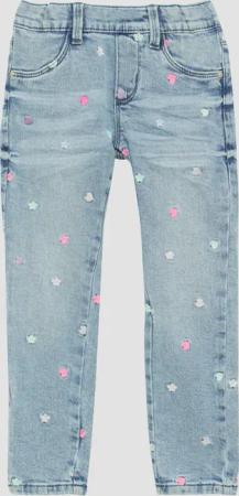 Jeans Treggings / Skinny Fit / Mid Rise / Skinny Leg / mit Stickerei