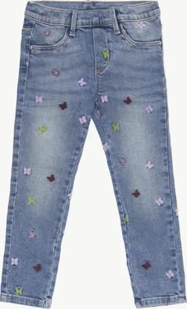 Jeans Treggings / Skinny Fit / Mid Rise / Skinny Leg / mit Stickerei