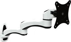 JENIMAGE Monitor-Halterung ME130WM JI-ME130WM weiß, schwarz für 1 Monitor, Wandhalterung